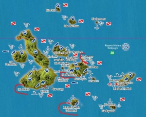 map galapagos combi